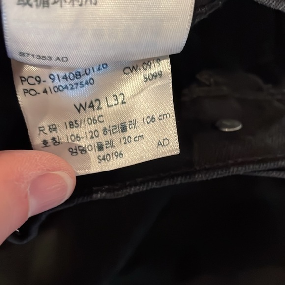 Levi’s Signature Gold Black Relaxed Jeans 42x32 - Picture 11 of 11